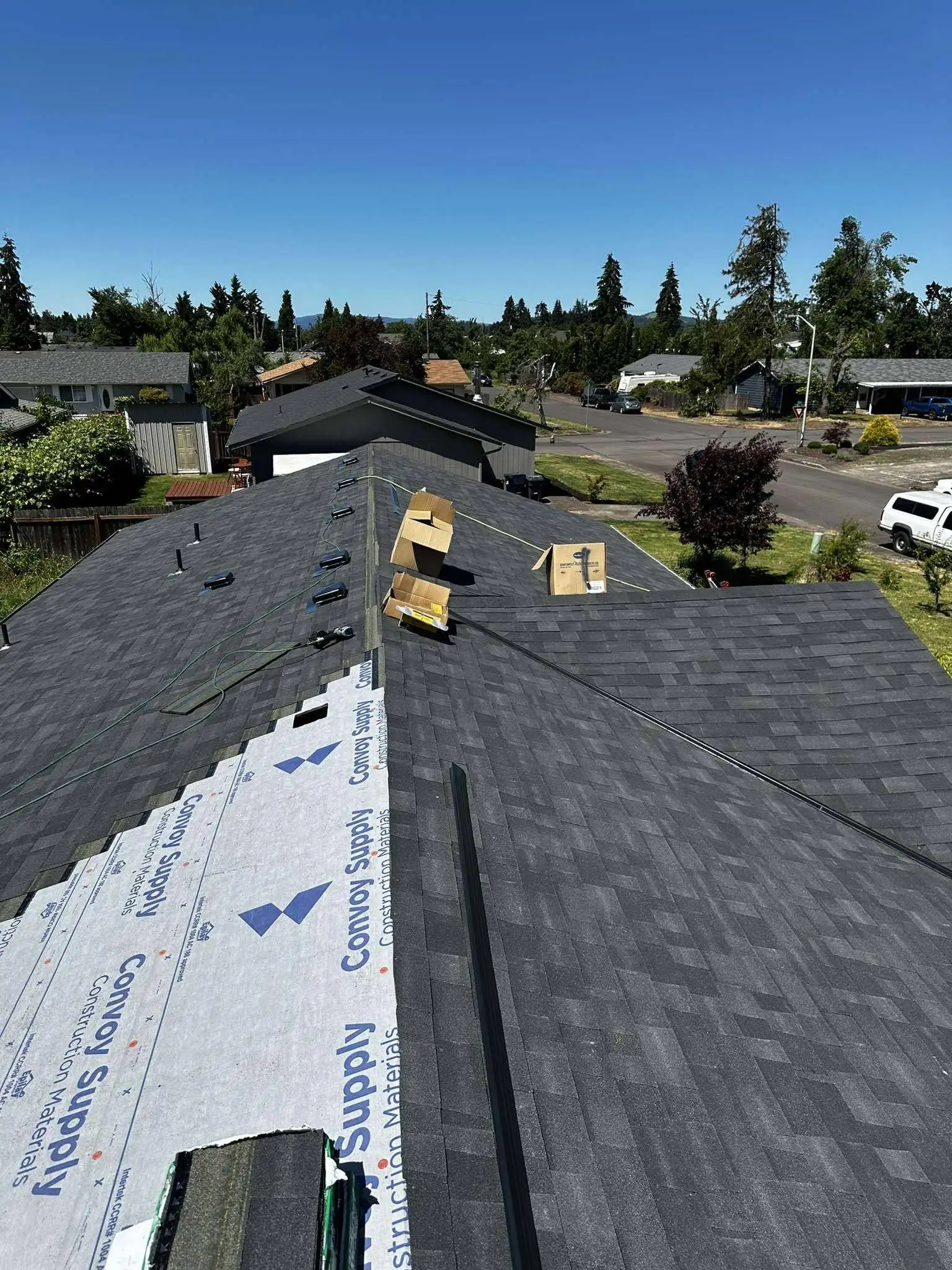 Pacific Peaks roofing project in coastal Oregon